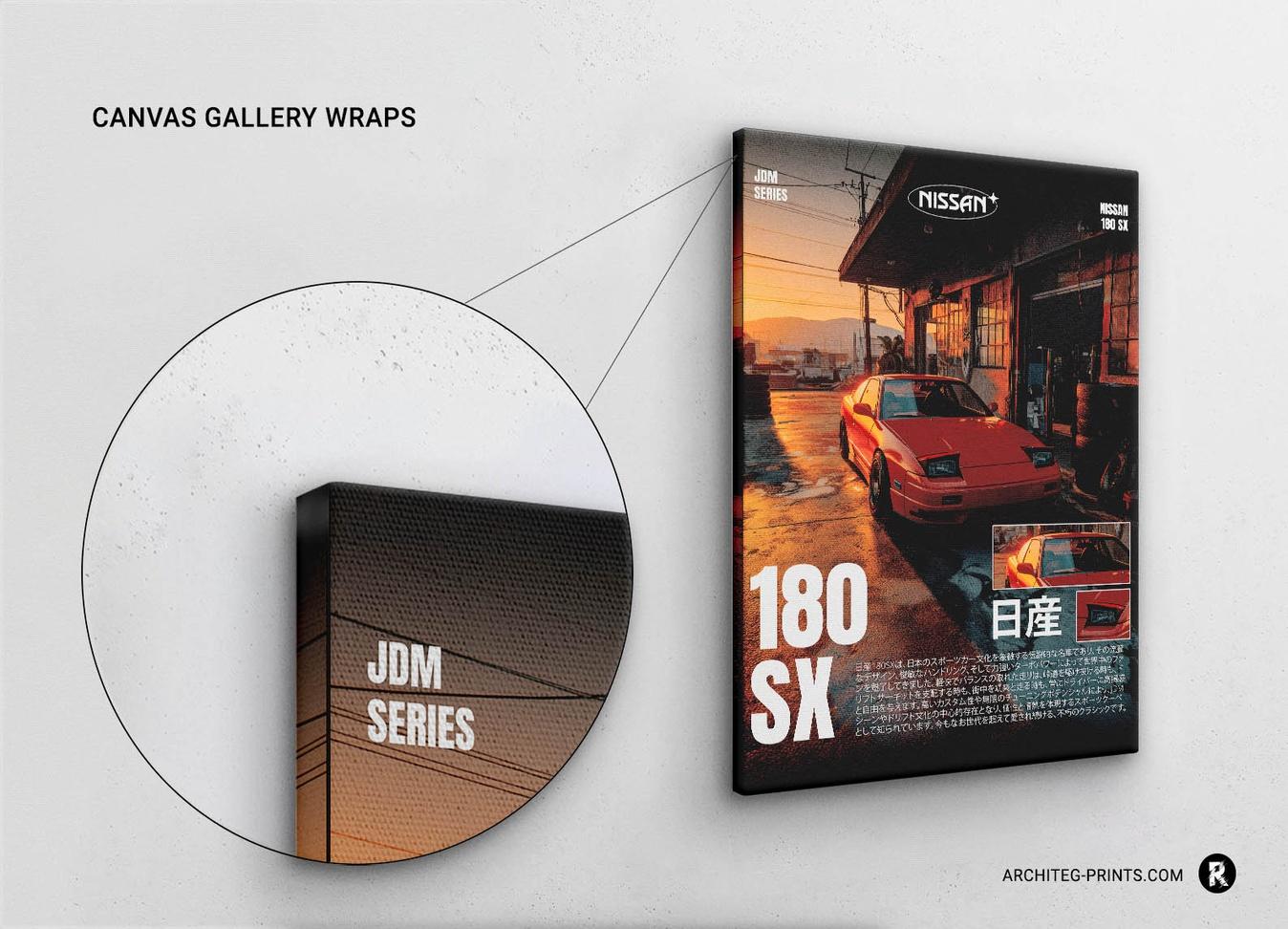 Nissan 180SX - Sport Car Poster Print | Architeg Prints | Architeg